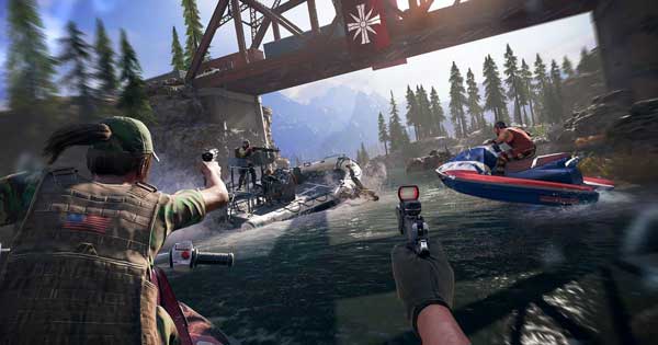 وسایل نقلیه متنوع در بازی Far Cry 5