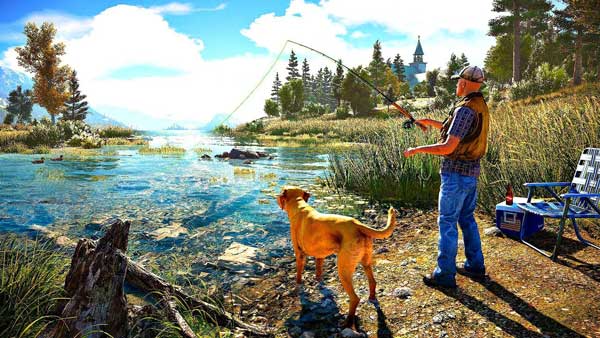 ماهیگیری در بازی Far Cry 5