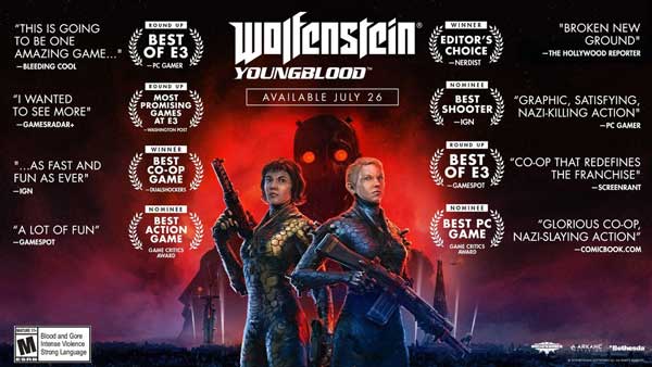 جوایز بازی Wolfenstein Youngblood